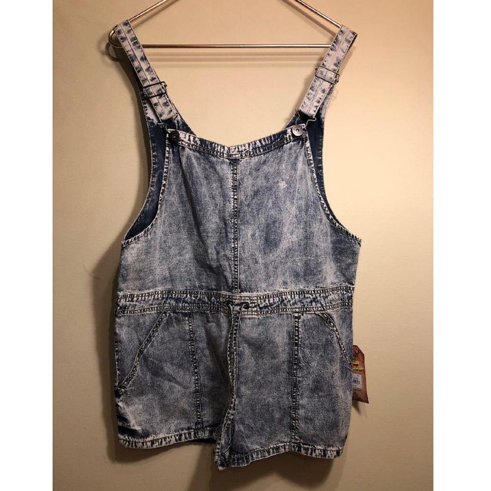 Mudd Jean Overall Romper